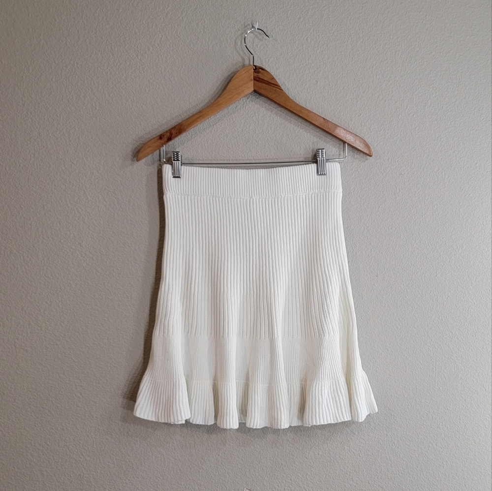 Free People Solid Ribbed Knit Skirt - Picture 3 of 6